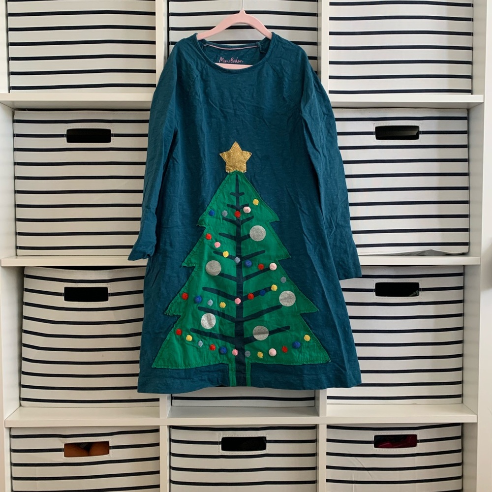 Mini Boden Christmas tree tunic